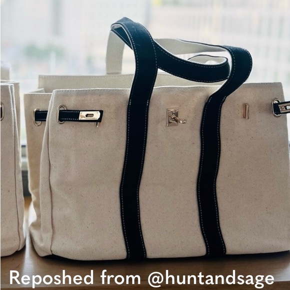 “Boat-kin” canvas tote NWOT - Picture 1 of 5